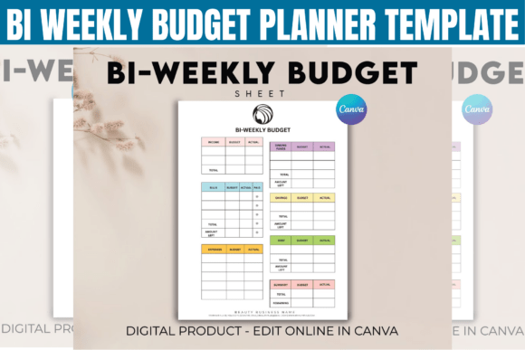 Bi-Weekly Budget Planner Template: Master Your Paycheck