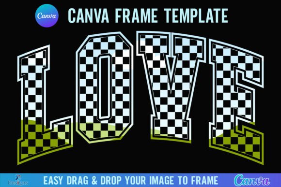 Checkered Love Valentine Canva Varsity: A Fresh Take on Bold Romance