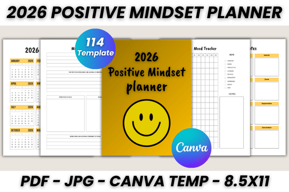 Design Your Year: The 2026 Positive Mindset Planner