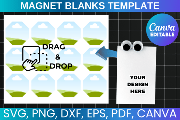 Effortless Customization with Soft Magnetic Templates