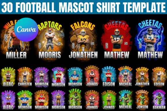 Football Mascot Shirt Canva Template: Your 2026 Game Day Design Toolkit