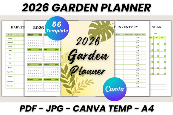 Master Your 2026 Garden: The Ultimate Canva Planner Template