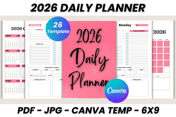 Mastering Your 2026: A Designer's Guide to the Daily Planner Canva Template