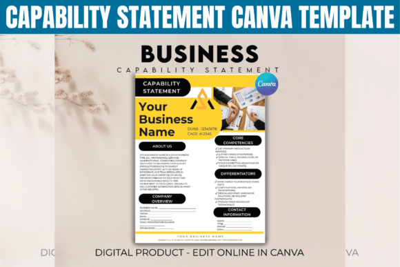 Mastering Your Business Profile with a Canva Template