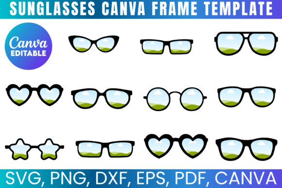 Sunglass Canva Frame Template: A Designer's Guide