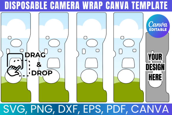 Transform Your Memories: The Disposable Camera Wrap Canva Template